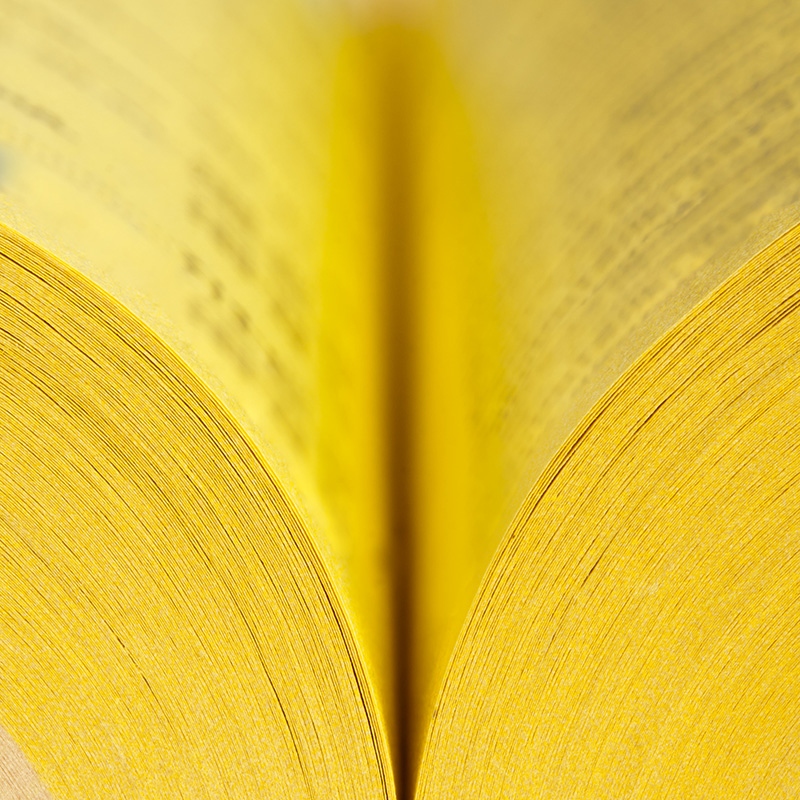 Yellow Pages - closeup